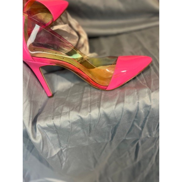 Hot PinK & Tie Dye Jessica Simpson Heels - Picture 6 of 8